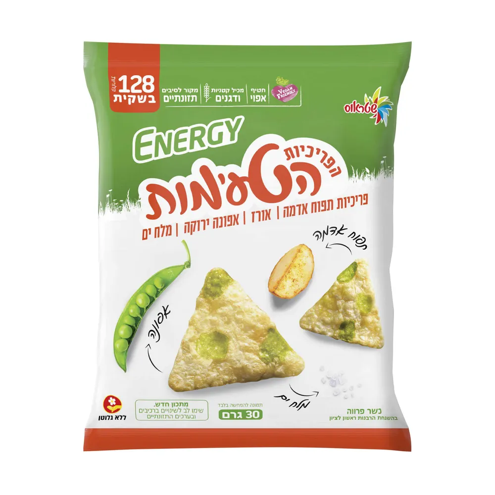פריכיות משולשות תפוא ואפונה