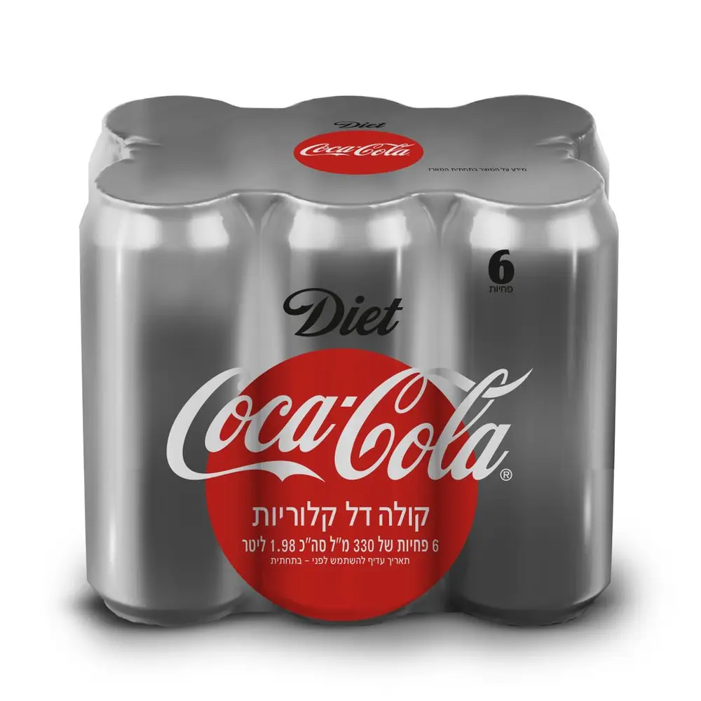 שישיית דיאט קולה 250 מל