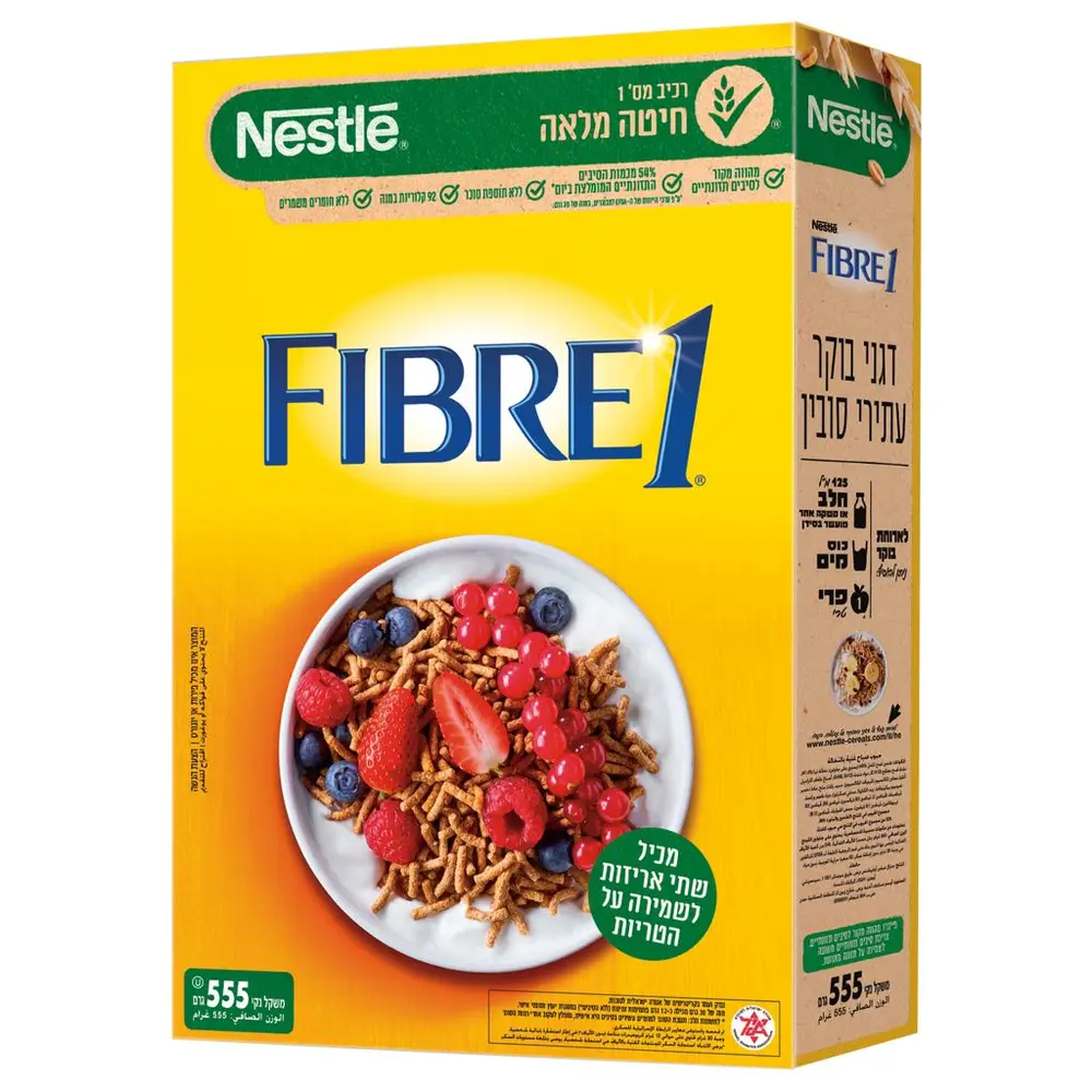 פייבר1- דגני בוקר עתירי סובין