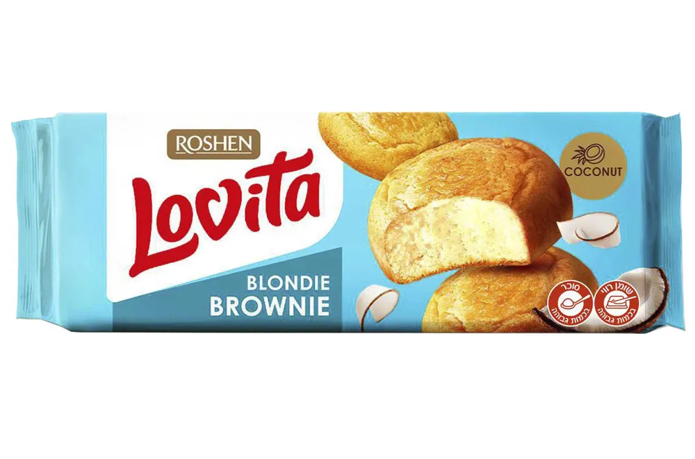 עוגיות LOVITA שוקולד עם קוקוס150 גר