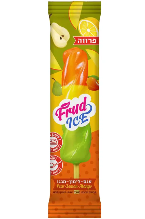 קרחון שרבט FRUDICE אגס לימון מנגו 70 גרם