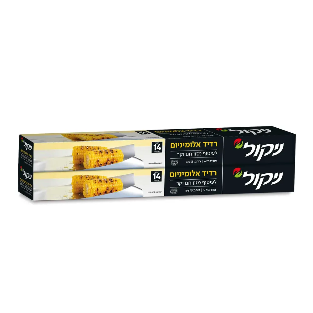 רדיד אלומניום זוגי ניקול 30X7.5מ'