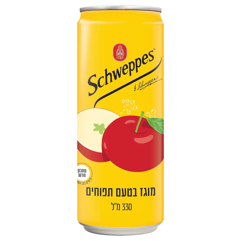 פחית שוופס מוגז תות ליים 330 מל