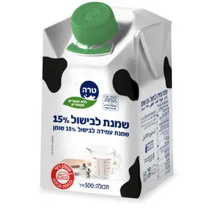 שמנת לבישול 15% 500 מל