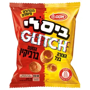 ביסלי גליץ' בטעם ברבקיו 24*70גרם
