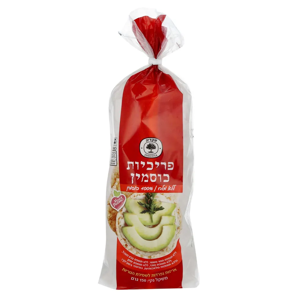 פריכיות כוסמין ללא מלח 150 גר'
