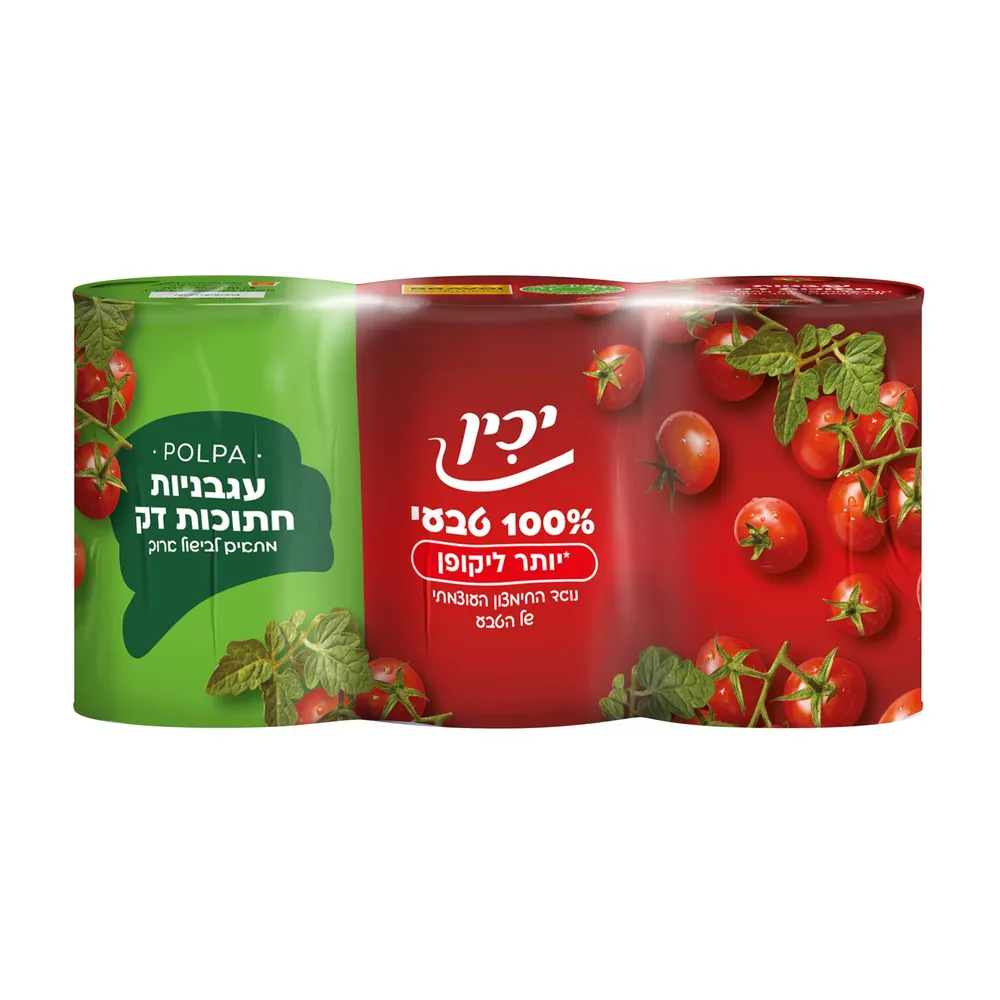 יכין פולפה טבעית 400*3 גר
