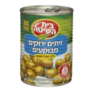 ב.הש.זיתים ירוקים מבוקעים א2 12*340ג חדש