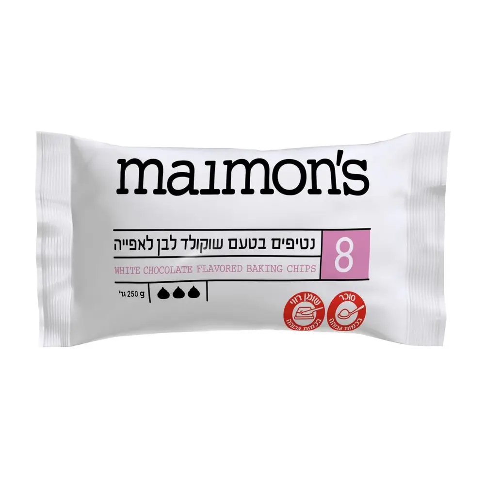שוקולד צ'יפס לבן