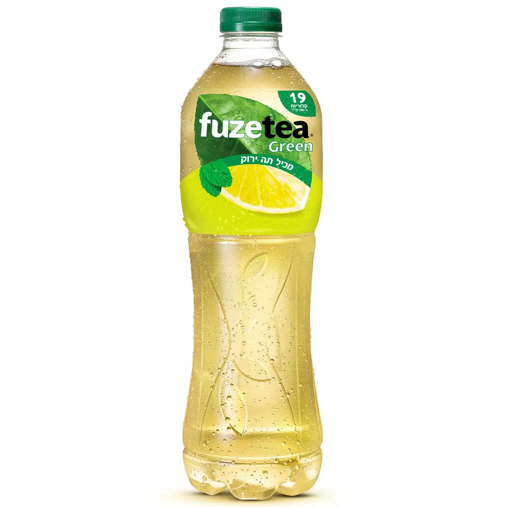 FUZE tea גרין לימון-נענע 1.5 ליטר פיקדון
