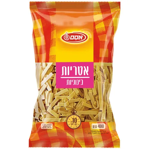 אסם אטריות בינוניות 12*400גרם