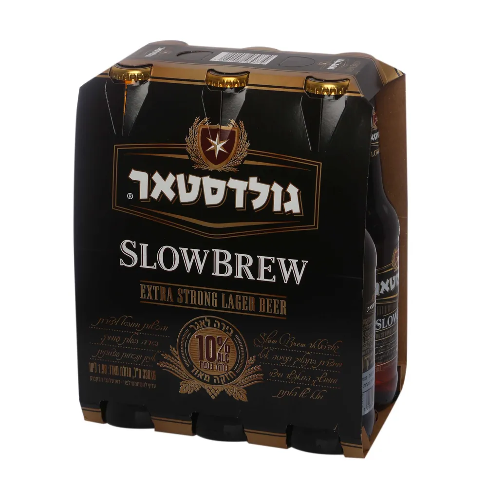שישיית גולדסטאר 10% 330 מל בקבוק