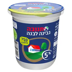 גבינה לבנה 5% תנובה 750 גר'