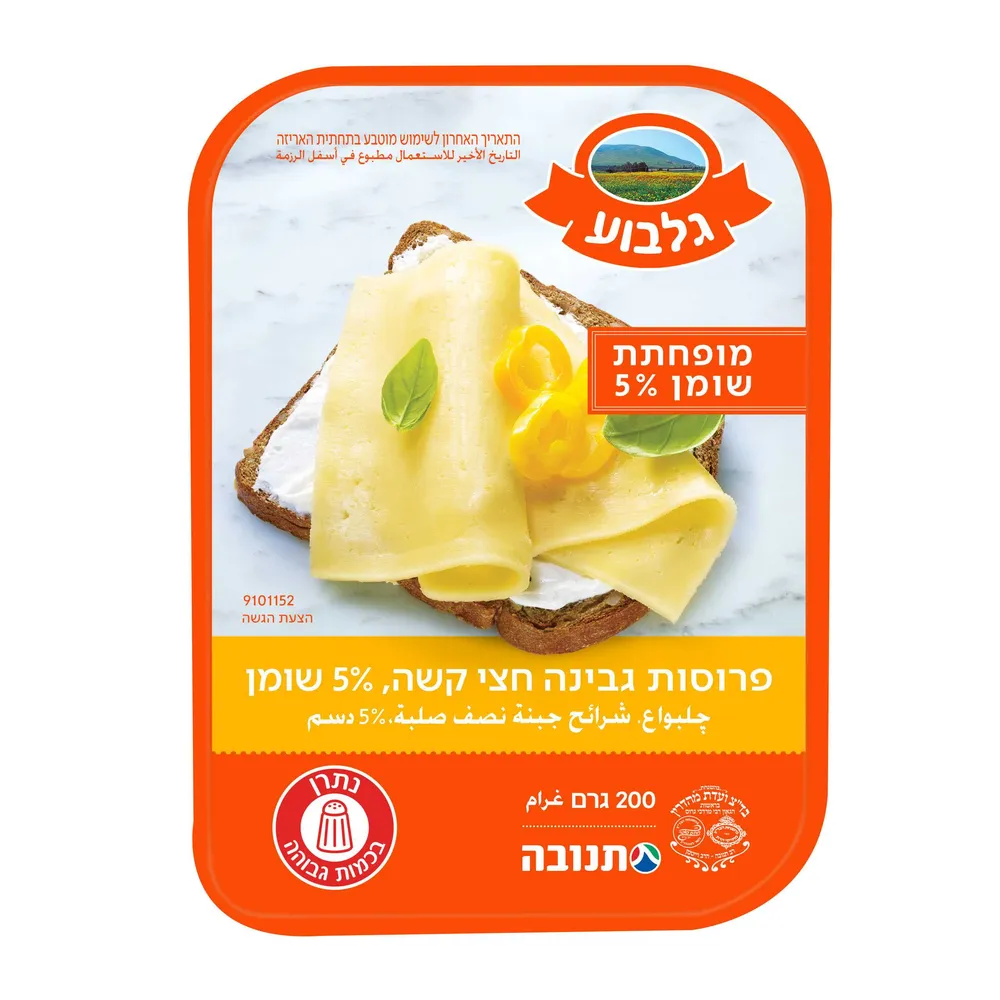גבינת גלבוע 5% 200 ג