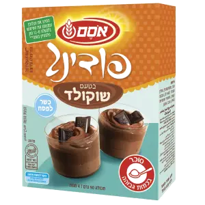 אסם אינסטנט פודינג שוקולד כלפ 12*90גרם