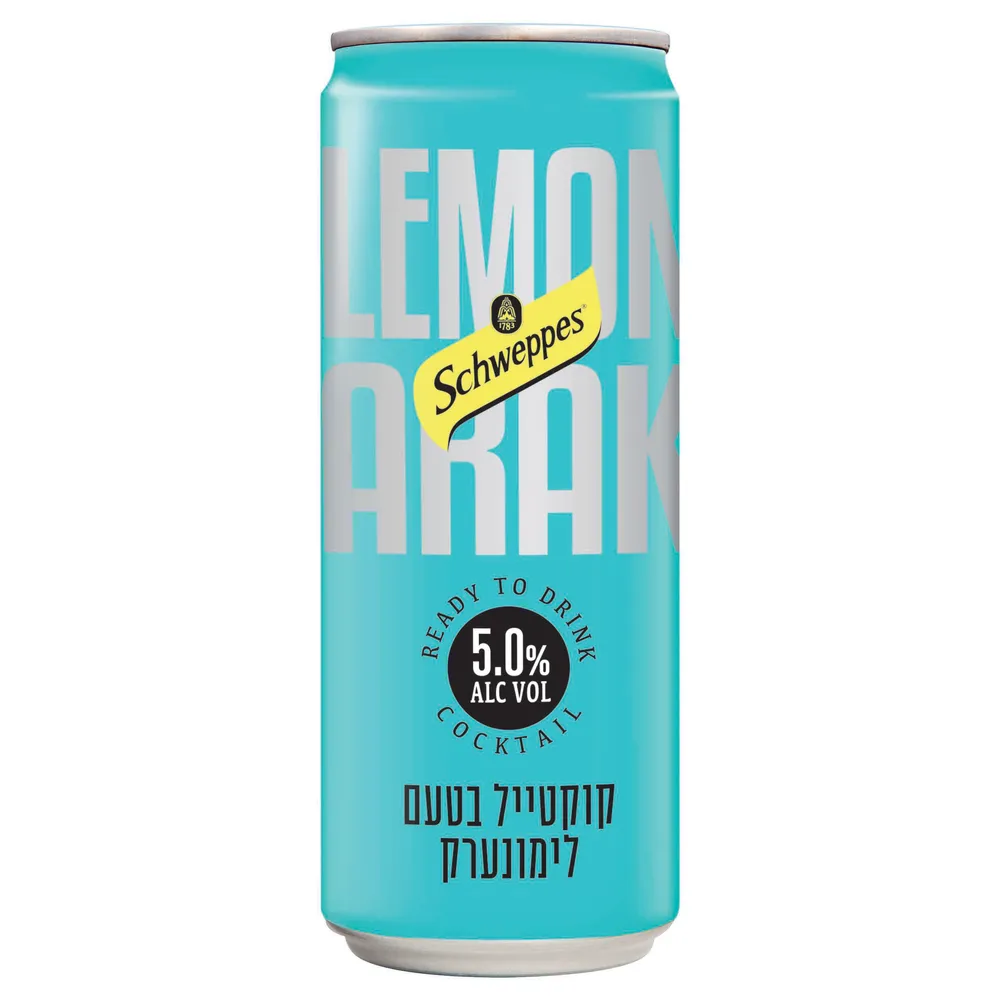 שוופס קוקטייל בטעם לימונערק פחית 330 מל