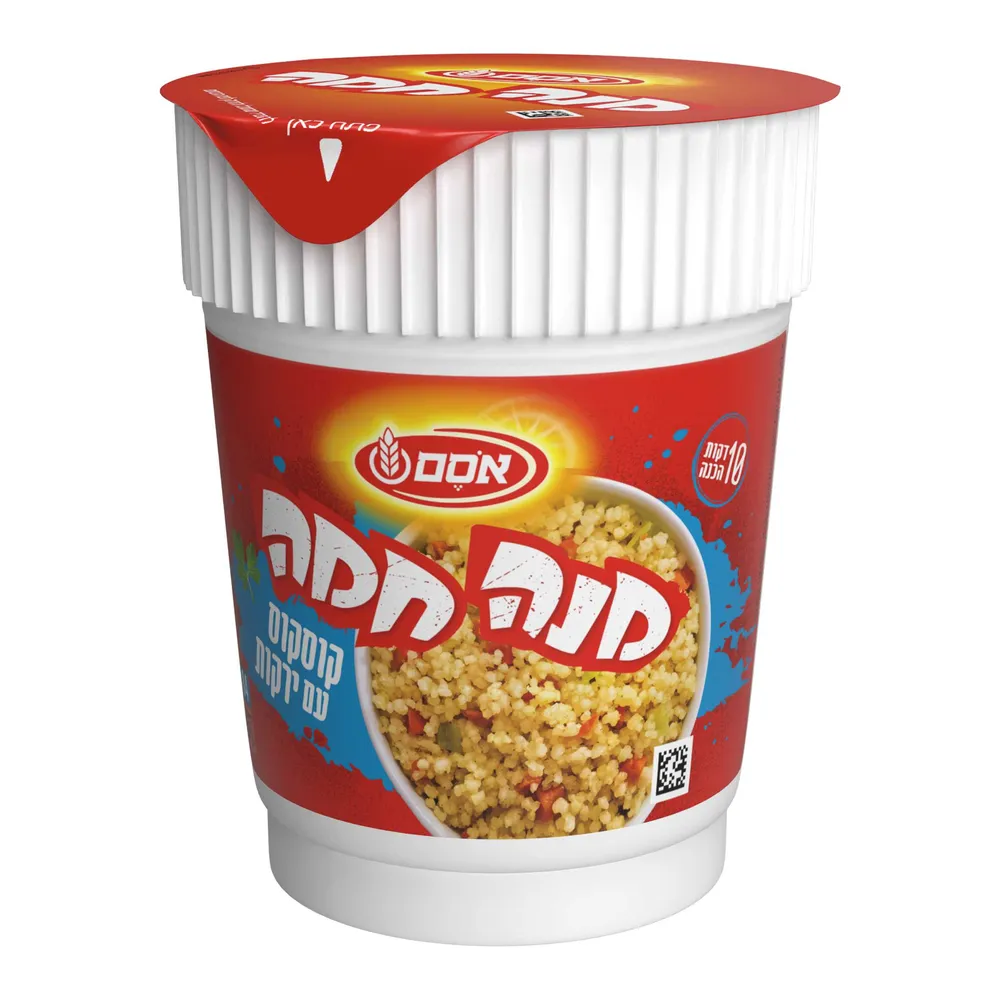 מנה חמה קוסקוס וירקות בדצ 12*84גרם