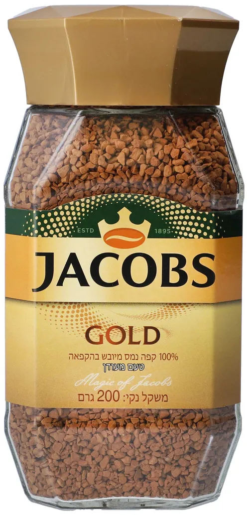 ג'ייקובס גולד קפה נמס צנ' 200ג