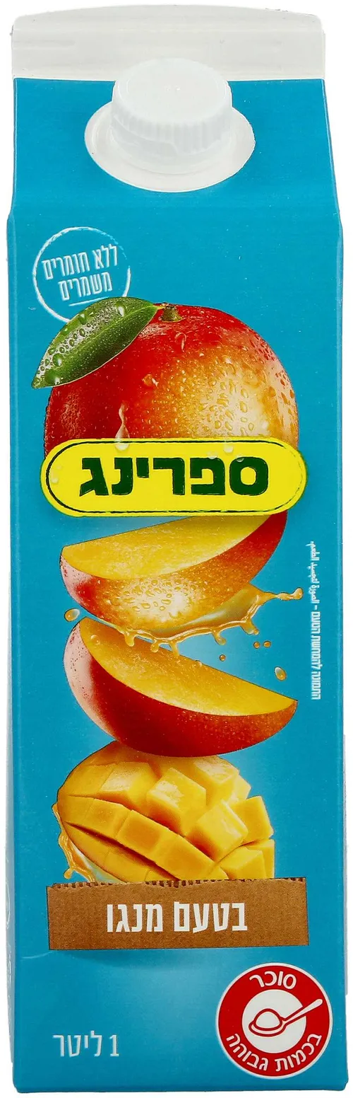 קרטונית ספרינג מנגו 1ל'