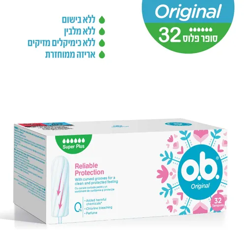 אובה קלאסי טמפון סופר פלוס 32יח'