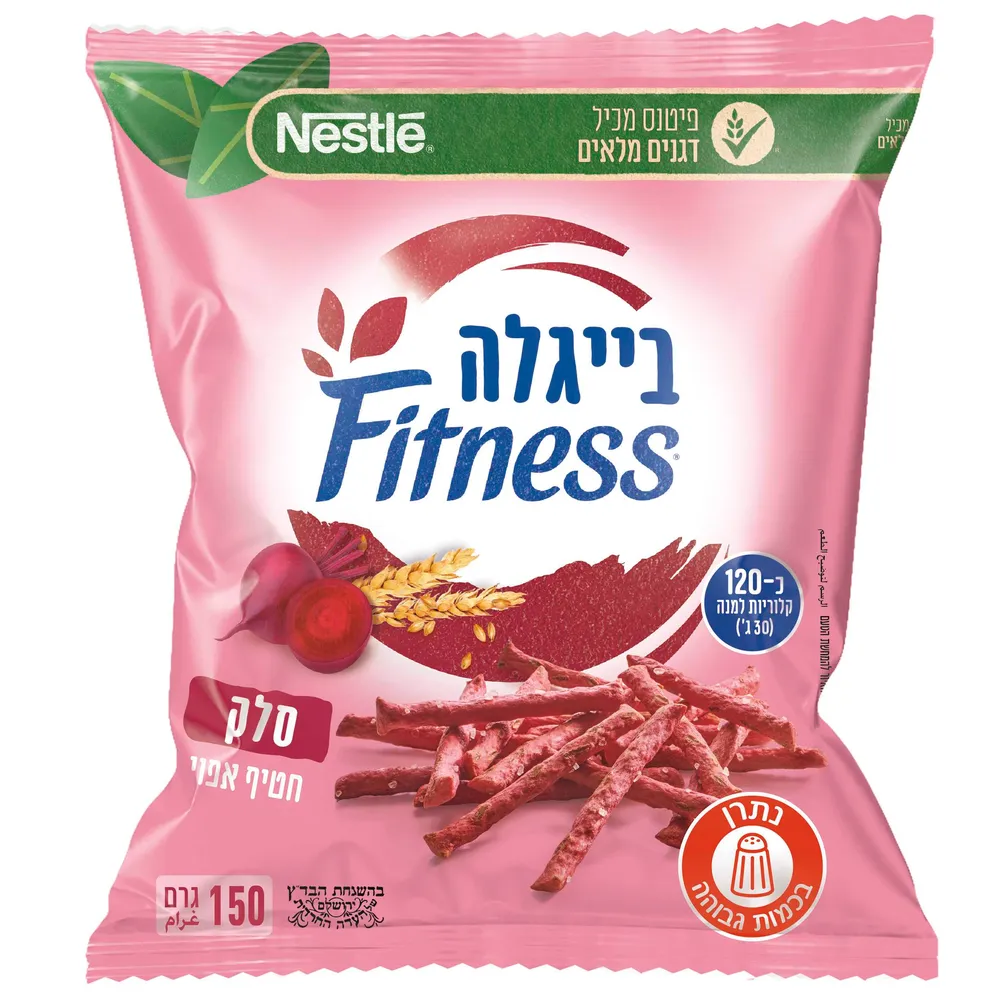 פיטנס בייגלה סלק 12*150גרם