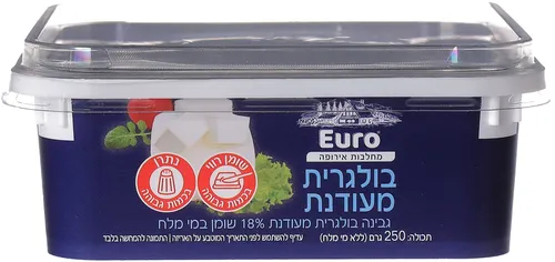 גבינה בולגרית מעודנת 18% 250 גר'