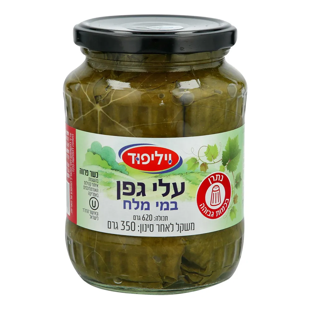עלי גפן במי מלח 620 ג'