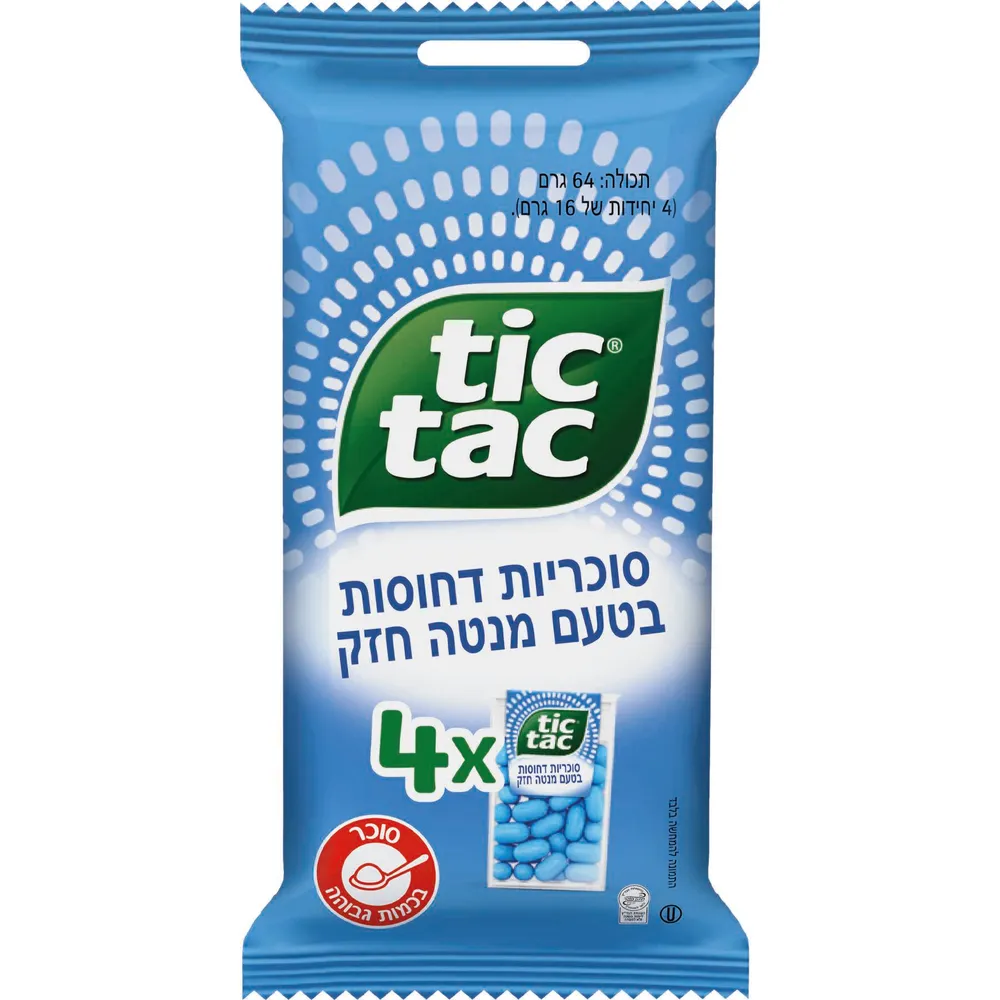 טיק טק מנטה רביעייה