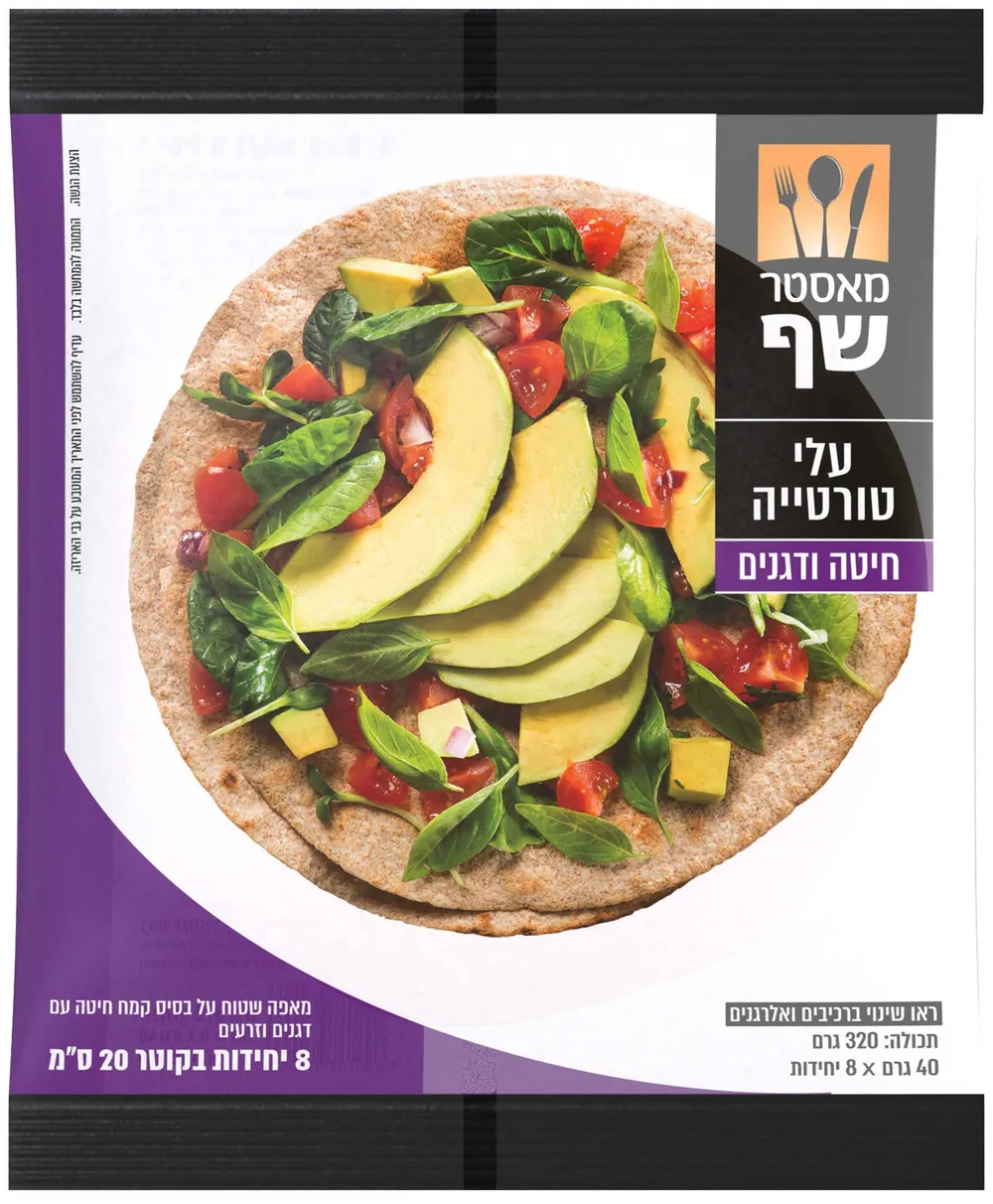 מנה עלי טורטיה קמח מלא