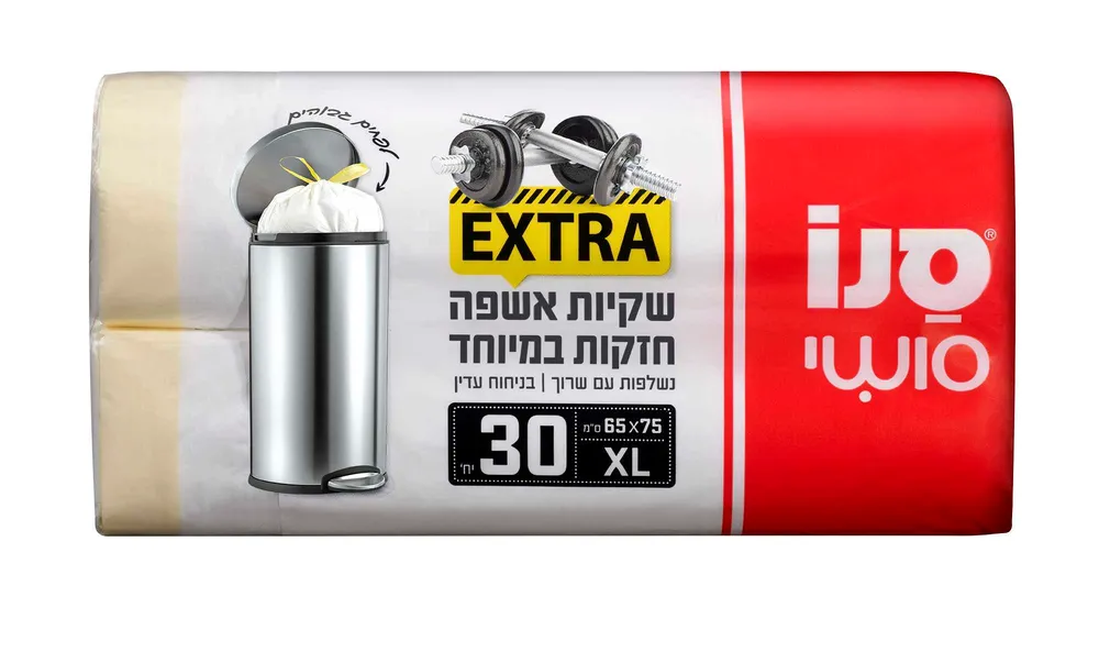 סושי שקיות אקסטרא חזקות 65*75 30יח