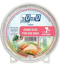 גבינה מותכת בטעם שום שמיר 120 ג