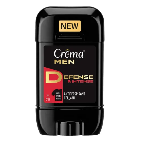 קרמה מן דאורדורנט ג'ל DEFENCE&INTENSE אדום 75 מל