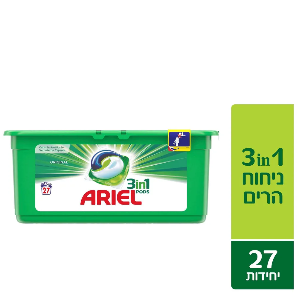 אריאל ג`ל קפסולות 27 יח`