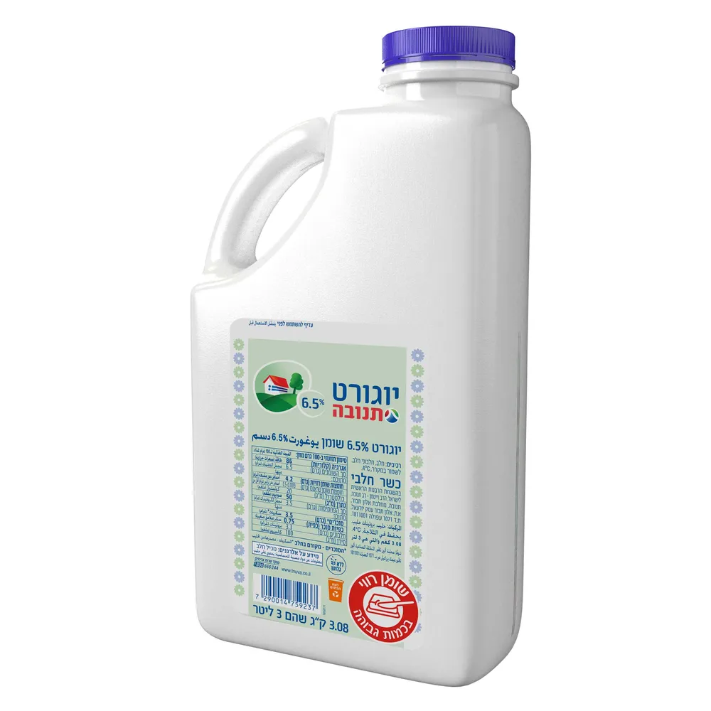 כד יוגורט 6.5% 3ליטר