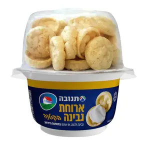 גבינה לבנה למריחה 5% בתוספת פריכיות