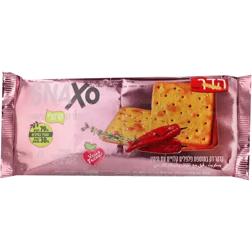 קרנצי - קרקר דק עם פלפלים פינקטי 140 הדר