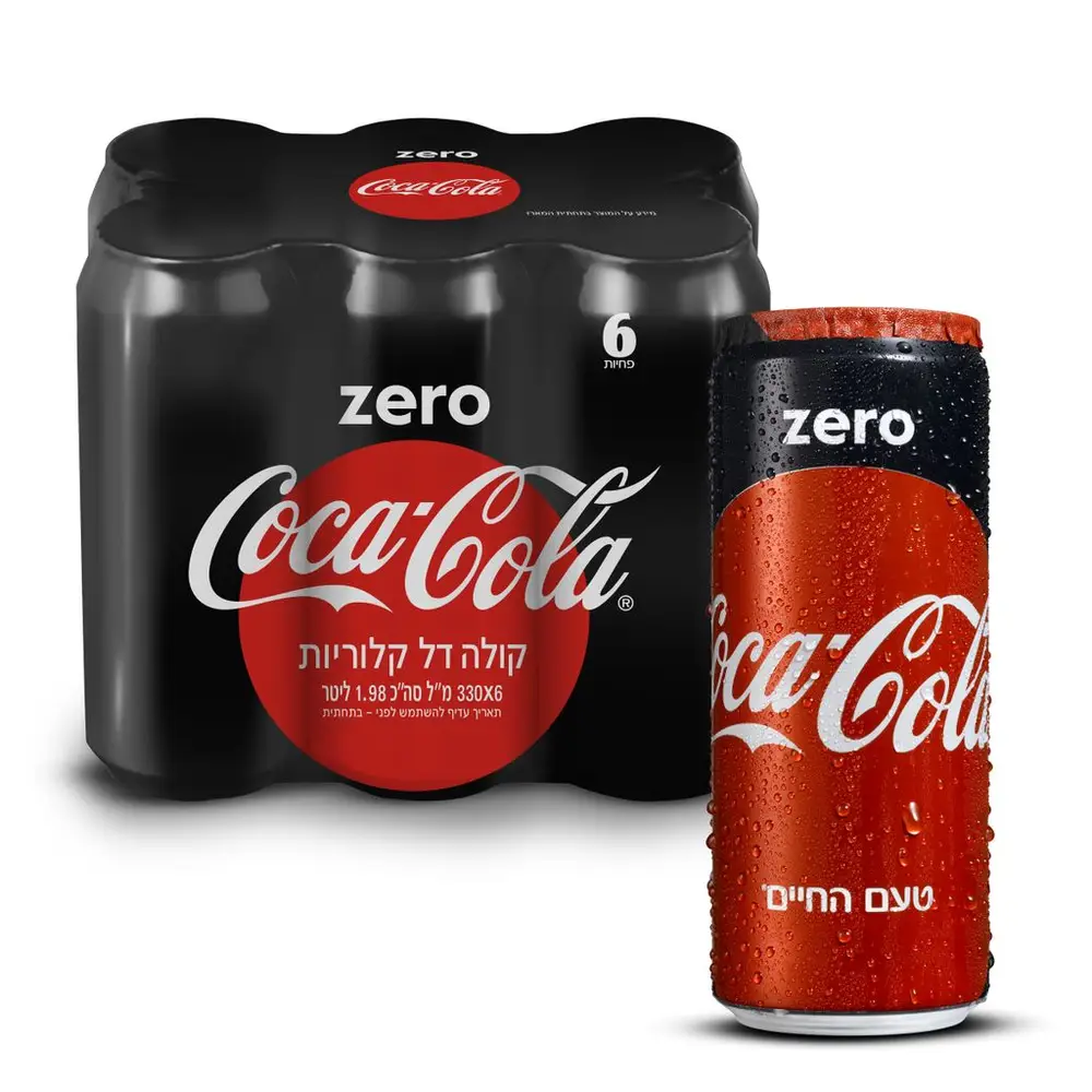 שישיית זירו 330מל