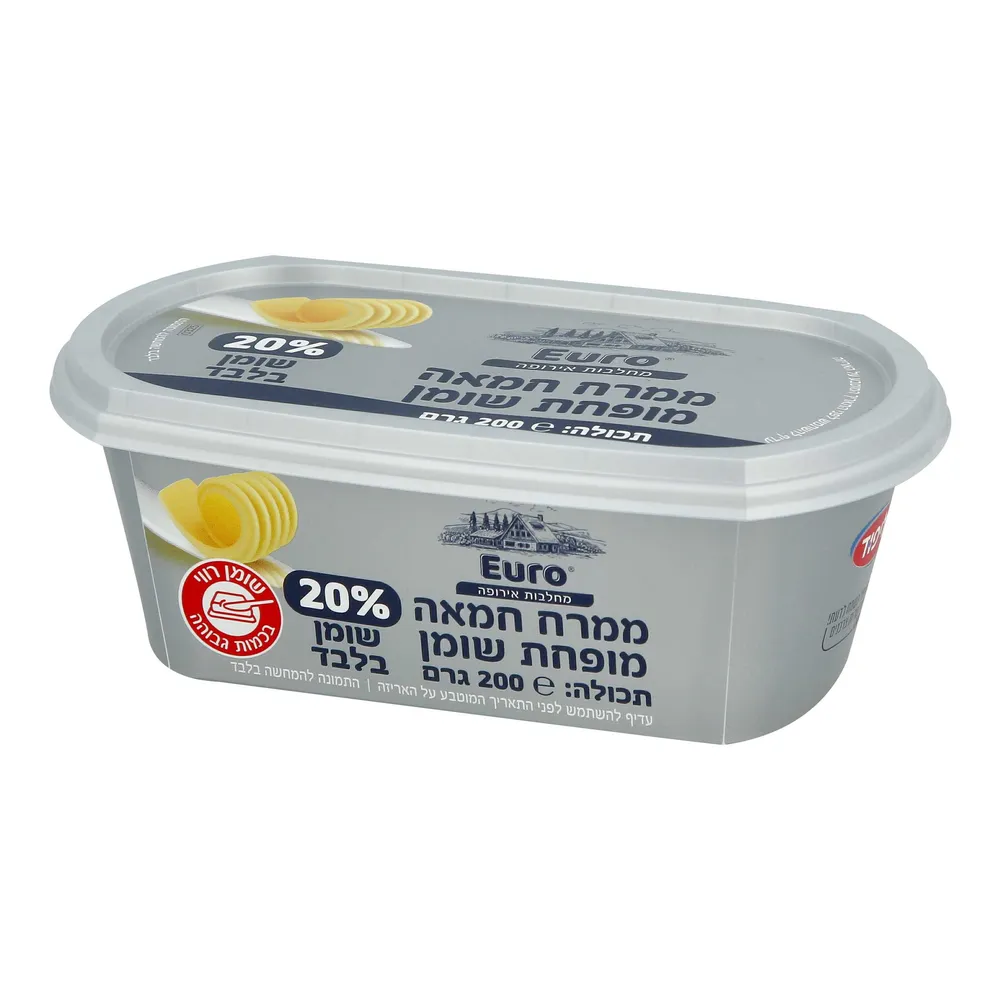 חמאה רכה למריחה ללא תוספת מלח