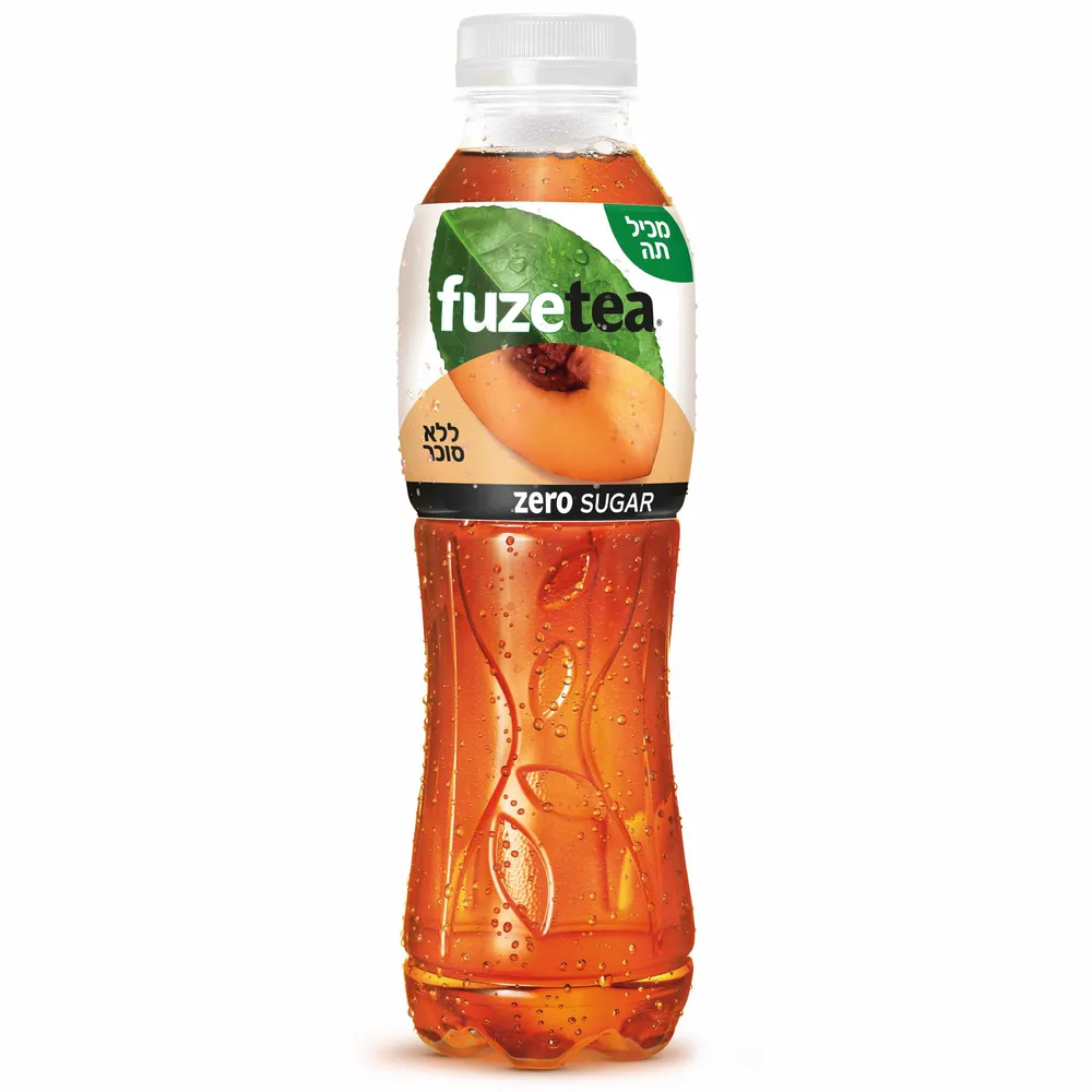 פיוז טי זירו אפרסק 0.5 ליטר