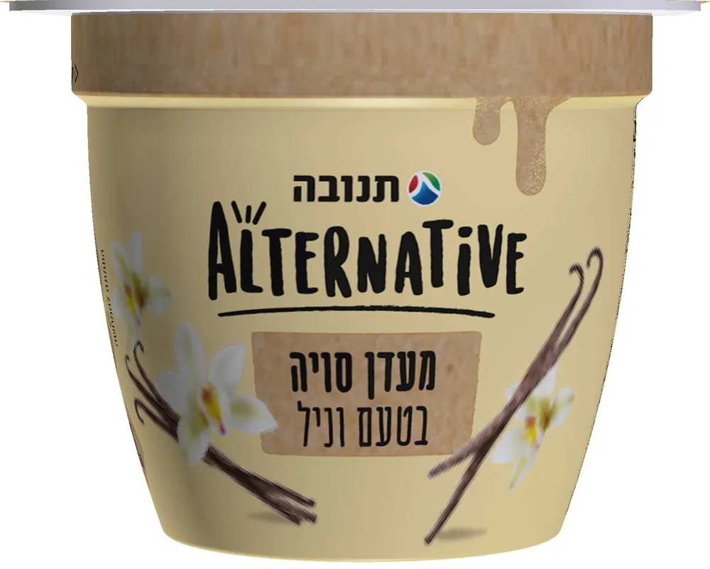 מעדן סויה בטעם וניל 125 גר'