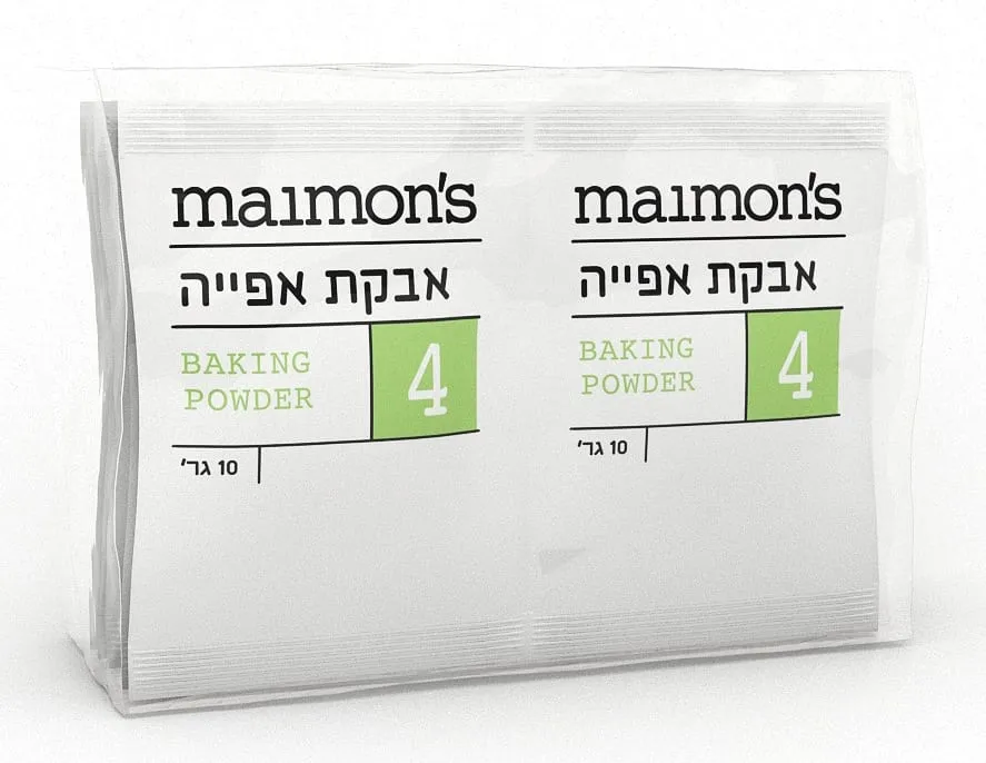 אבקת אפיה 10 יח' בצלופן