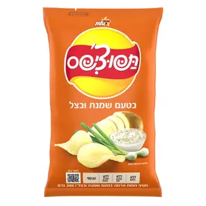 תפוצ'יפס שמנת בצל 200 ג'