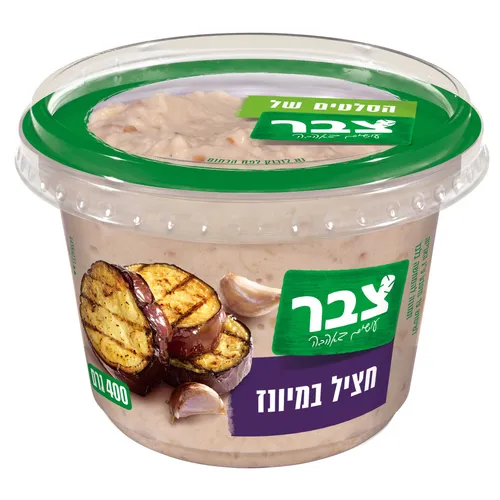 צבר חציל במיונז מרובע