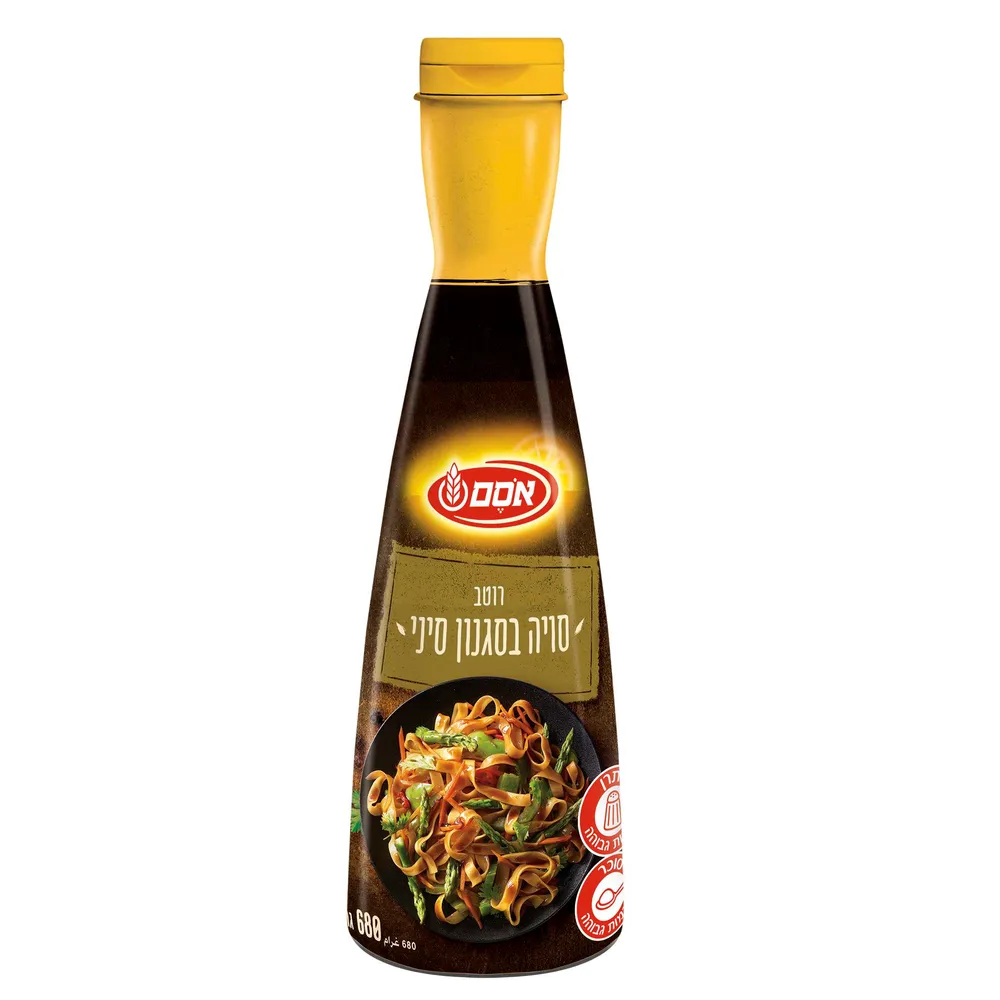 רוטב סויה בסגנון סיני אסם 600 מל