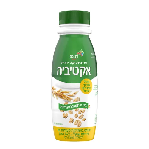 אקטיביה משקה במתיקות מועדן+ש. שועל 265מל