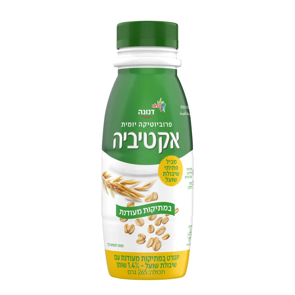 אקטיביה משקה במתיקות מועדן+ש. שועל 265מל