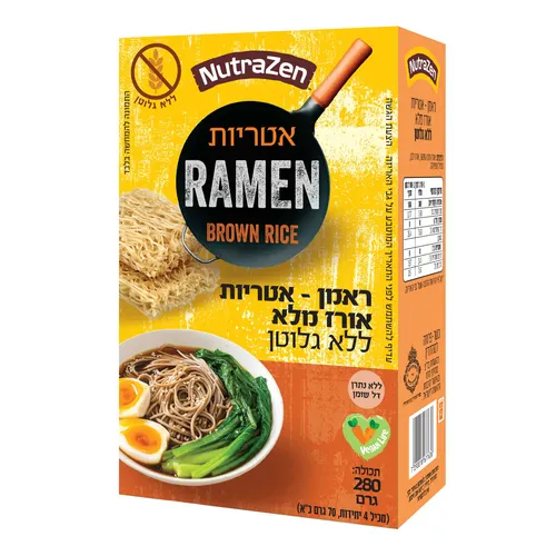 אטריות ראמן אורז מלא - ללא גלוטן 280 גרם