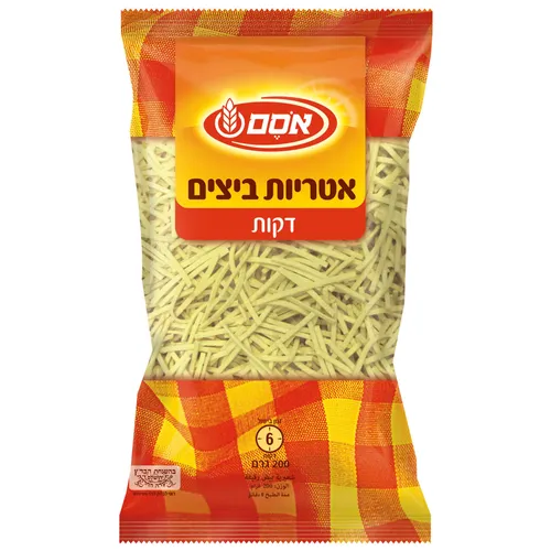 אסם אטריות ביצים דקות 12*200גרם