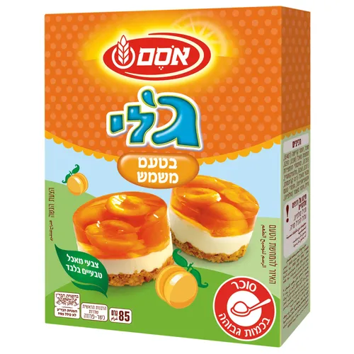 אסם ג'לי משמש צבעים טבעיים 12*85גרם