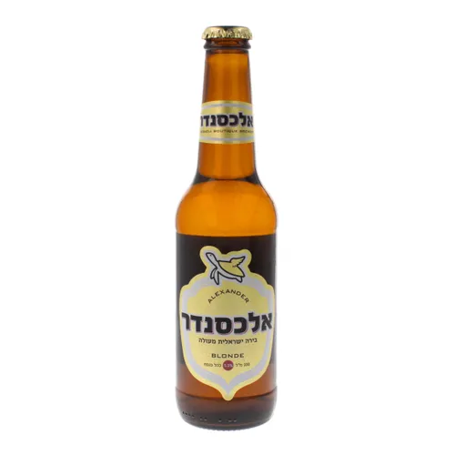 בירה אלכסנדר בלונד 330מל